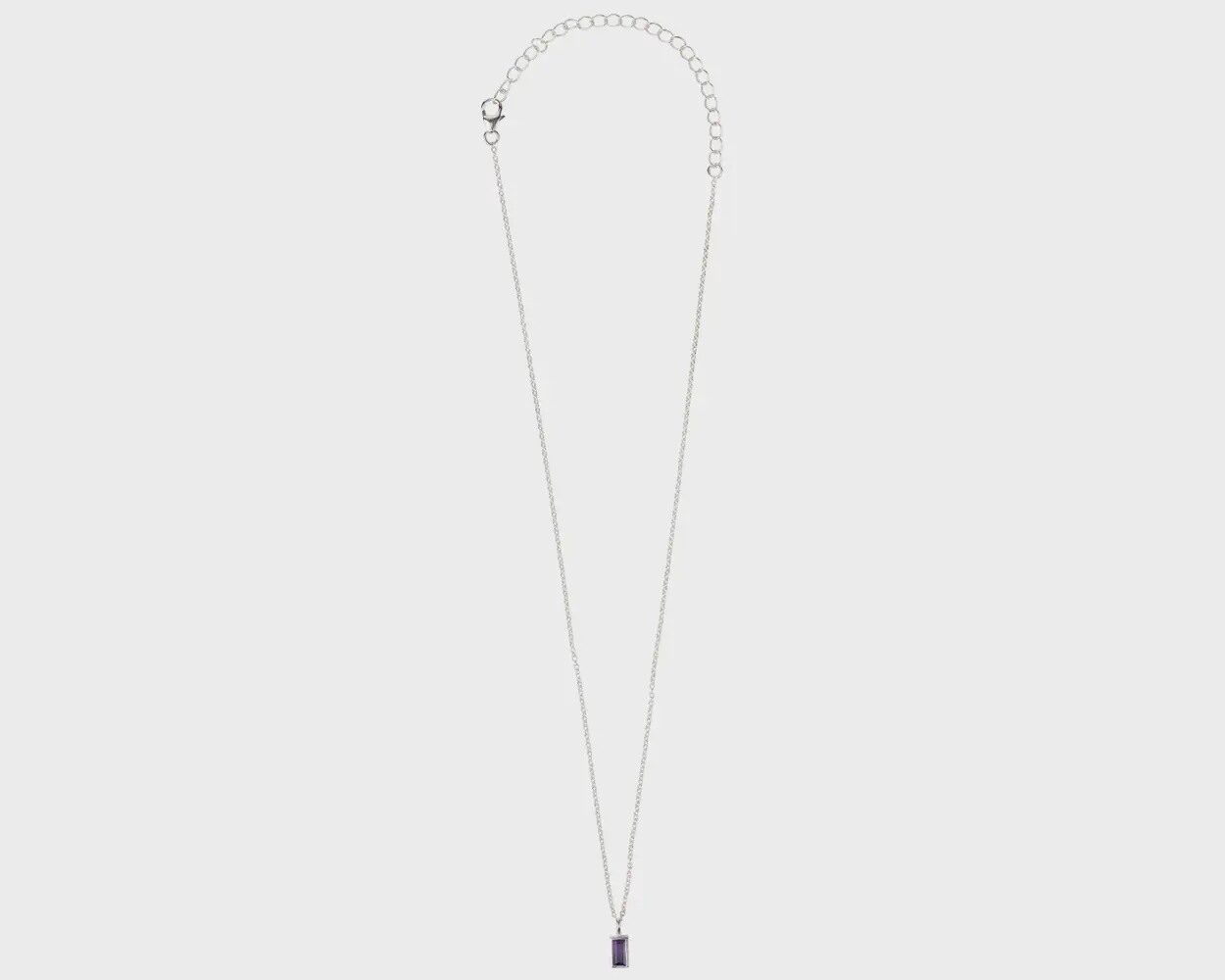 Silver Amethyst Necklace