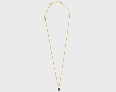 Garnet Gold Necklace