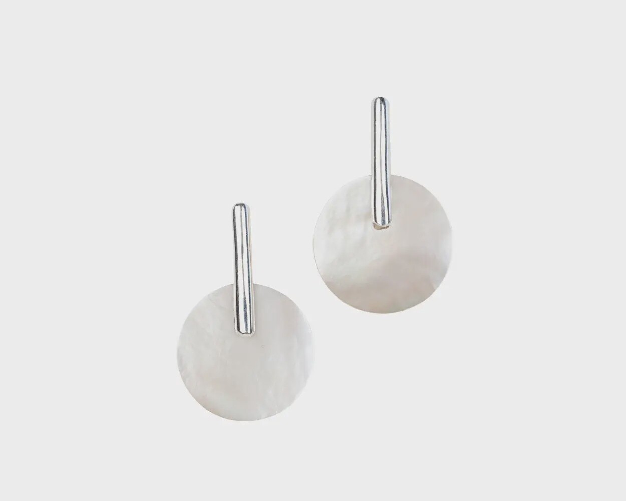 Luna Earrings - sterling &amp; mother-of-pearl
