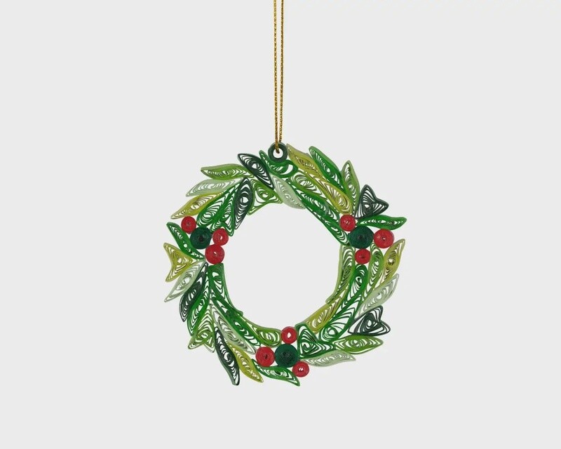 Quilled Wreath Ornament