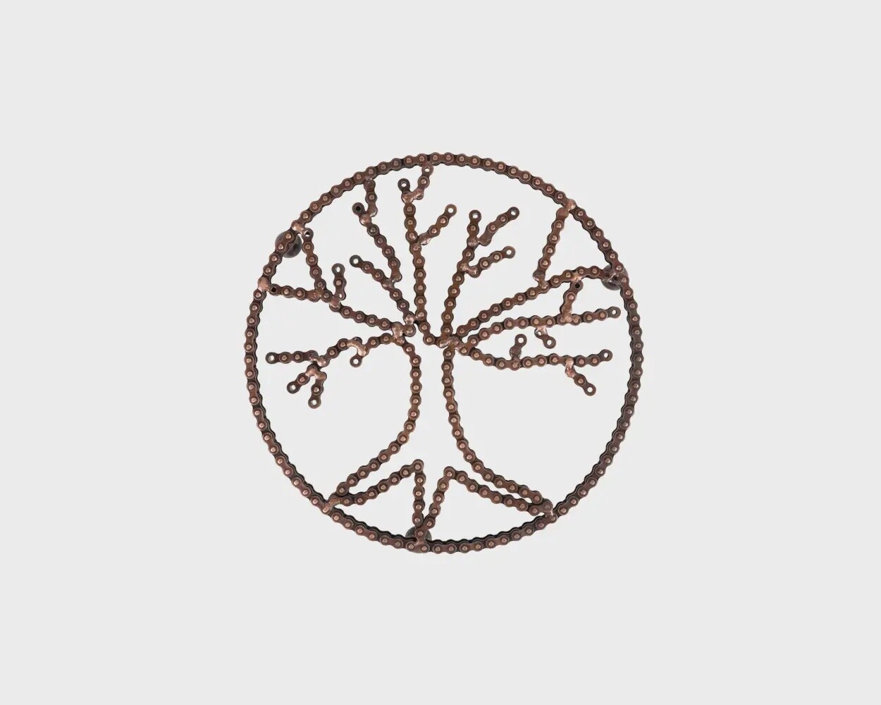 Tree of Life Bike Chain Trivet