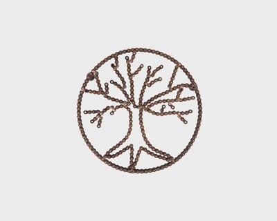 Tree of Life Bike Chain Trivet