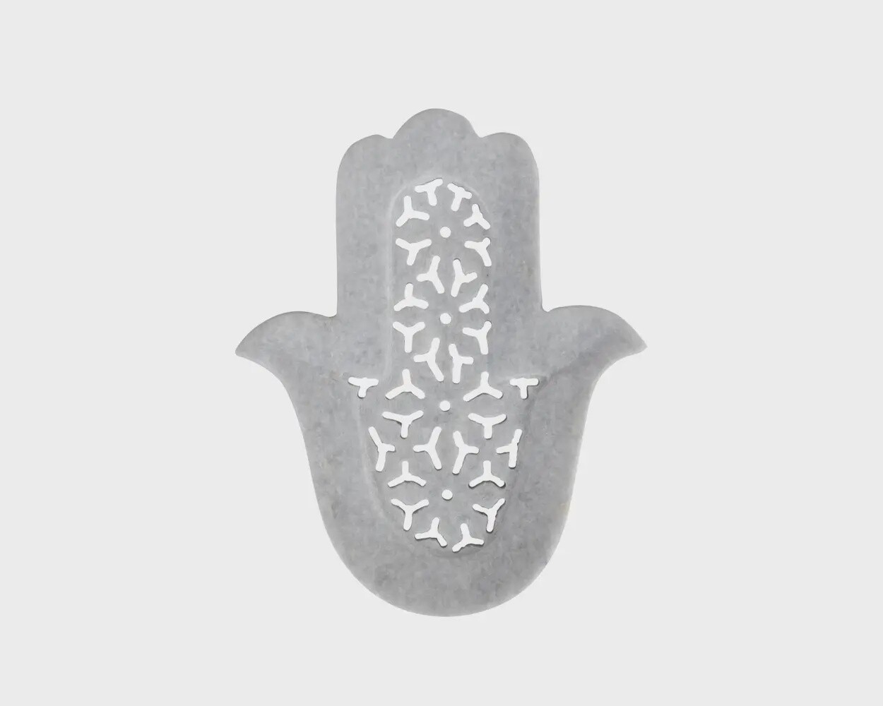 Hamsa Hand Alabaster Soap Dish