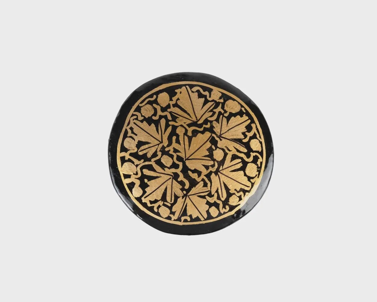 Paper Mache Mini Box - Golden Gleam