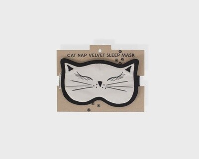 Cat Nap Velvet Sleep Mask