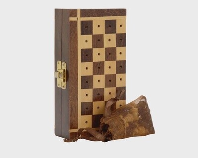 Sheesham Travel Chess Set