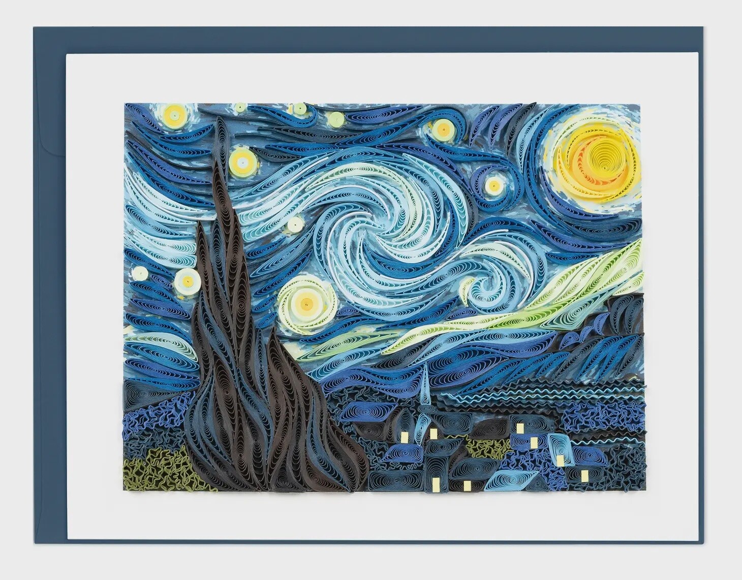 Starry Night Quilling Card artist series