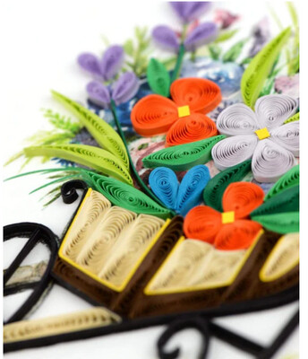 Wheelbarrow Garden Card