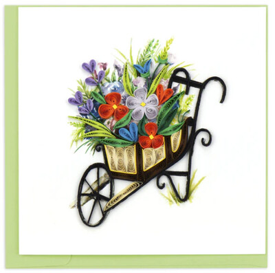 Wheelbarrow Garden Card