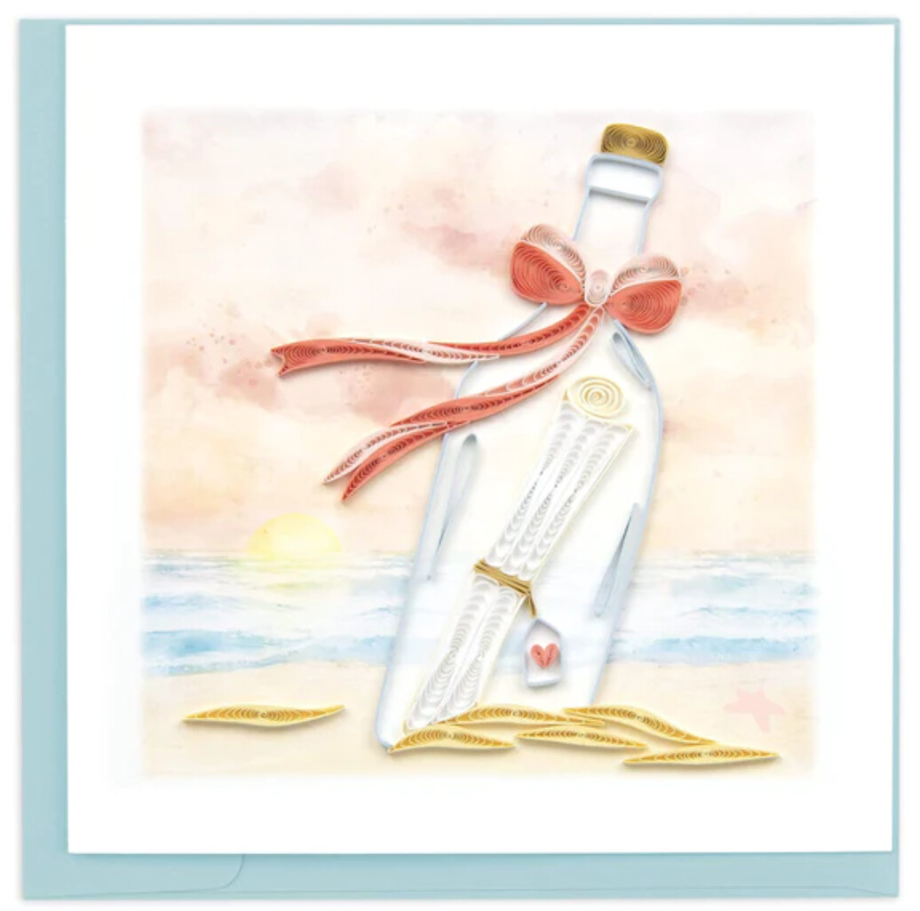 Message In A Bottle Card