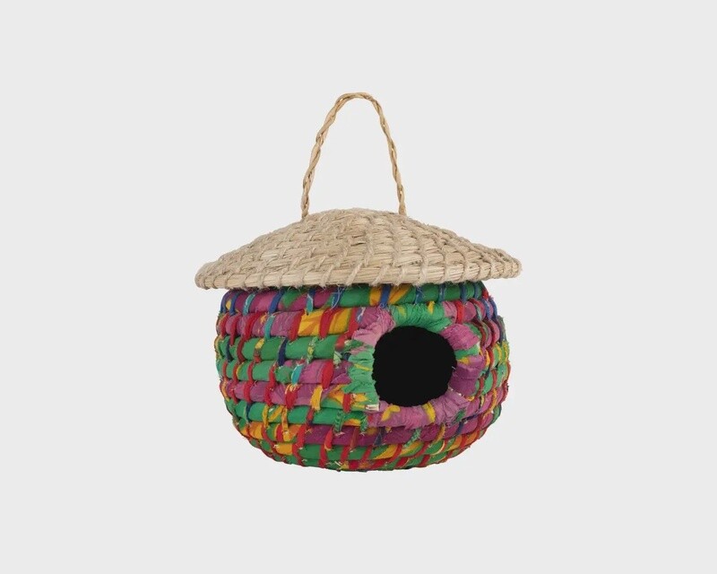 Acorn Shaped Sari Birdhouse - asst color