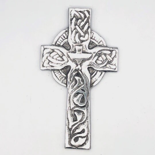 Recycled Aluminum Celtic Cross