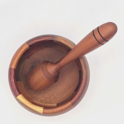 Hardwood Mortar and Pestle Multiwood