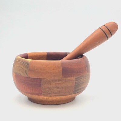 Hardwood Mortar and Pestle Multiwood