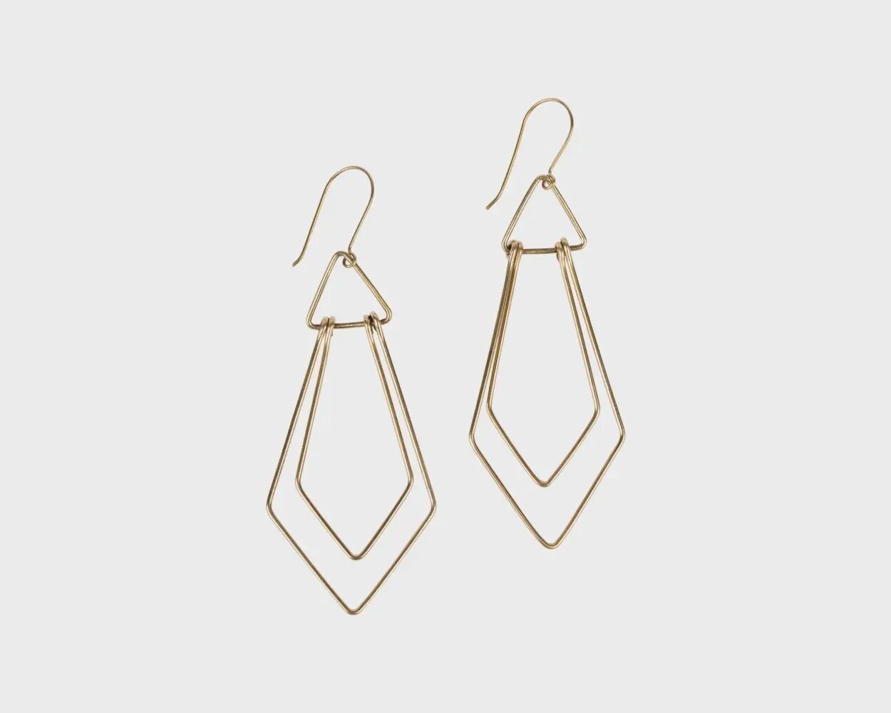 Art  Deco Wire Earrings