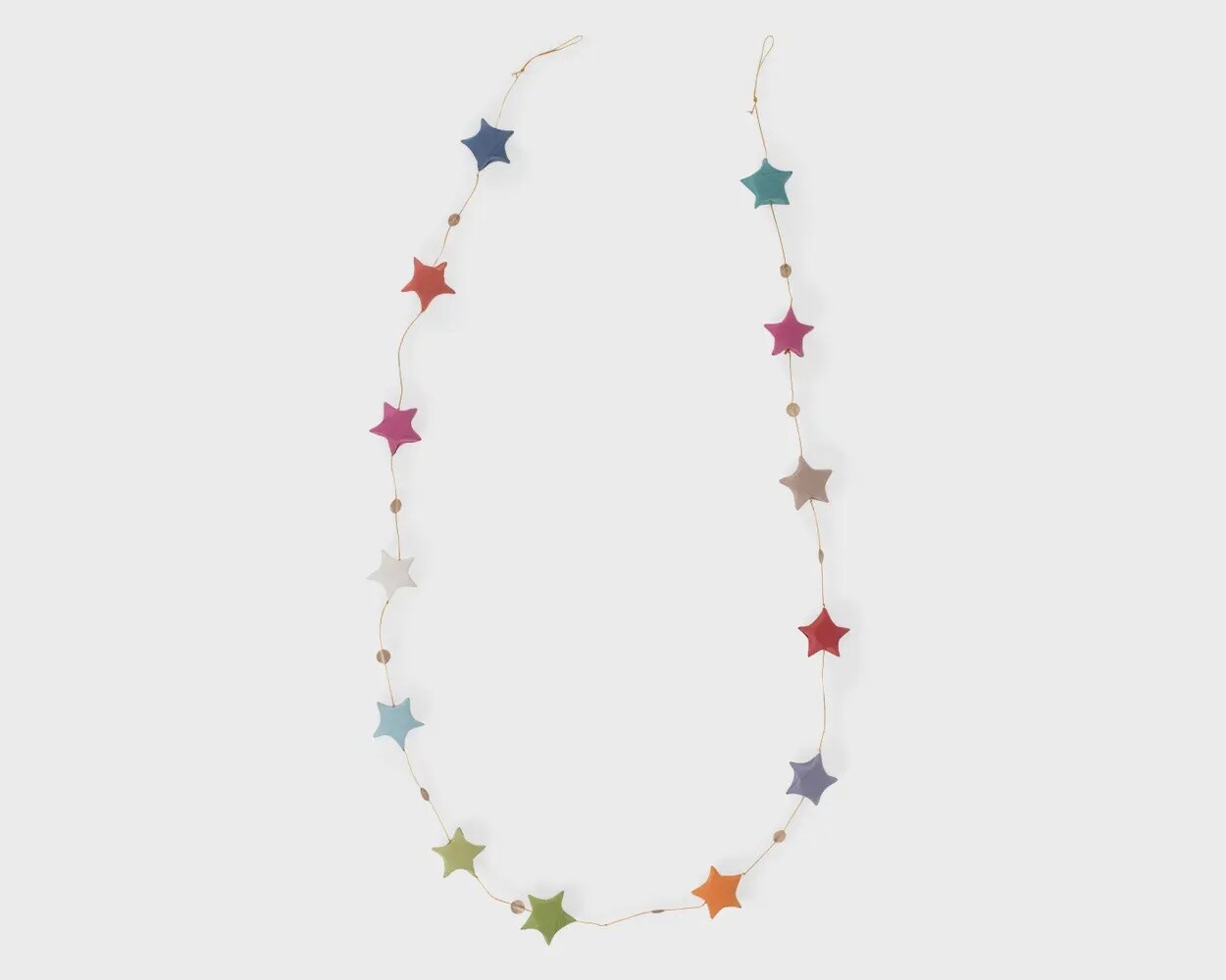 Rainbow Star Garland 58"l