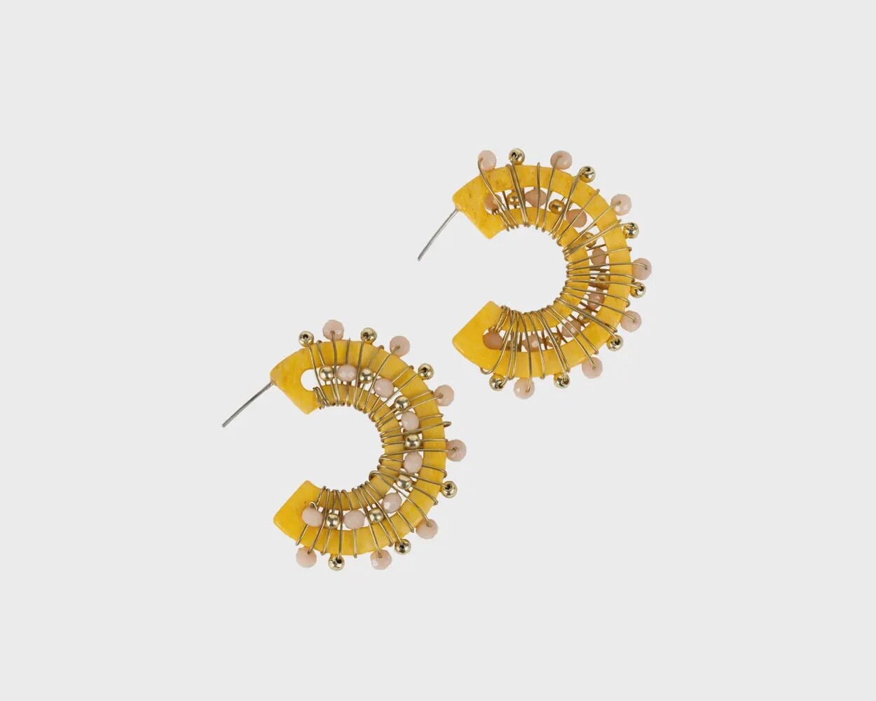 Crescent Wrapped Earrings