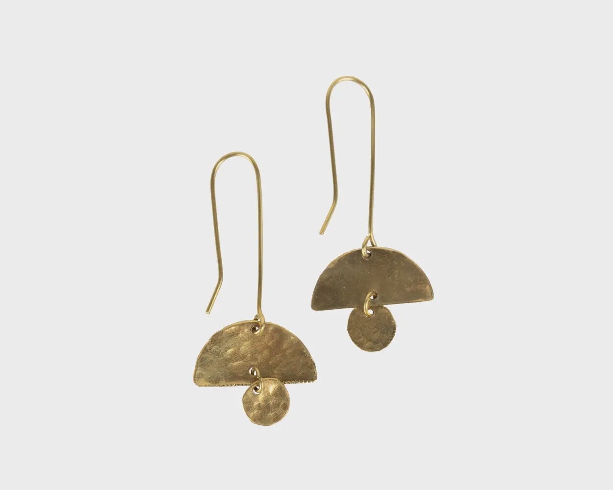 Half-Moon Dangling Earrings