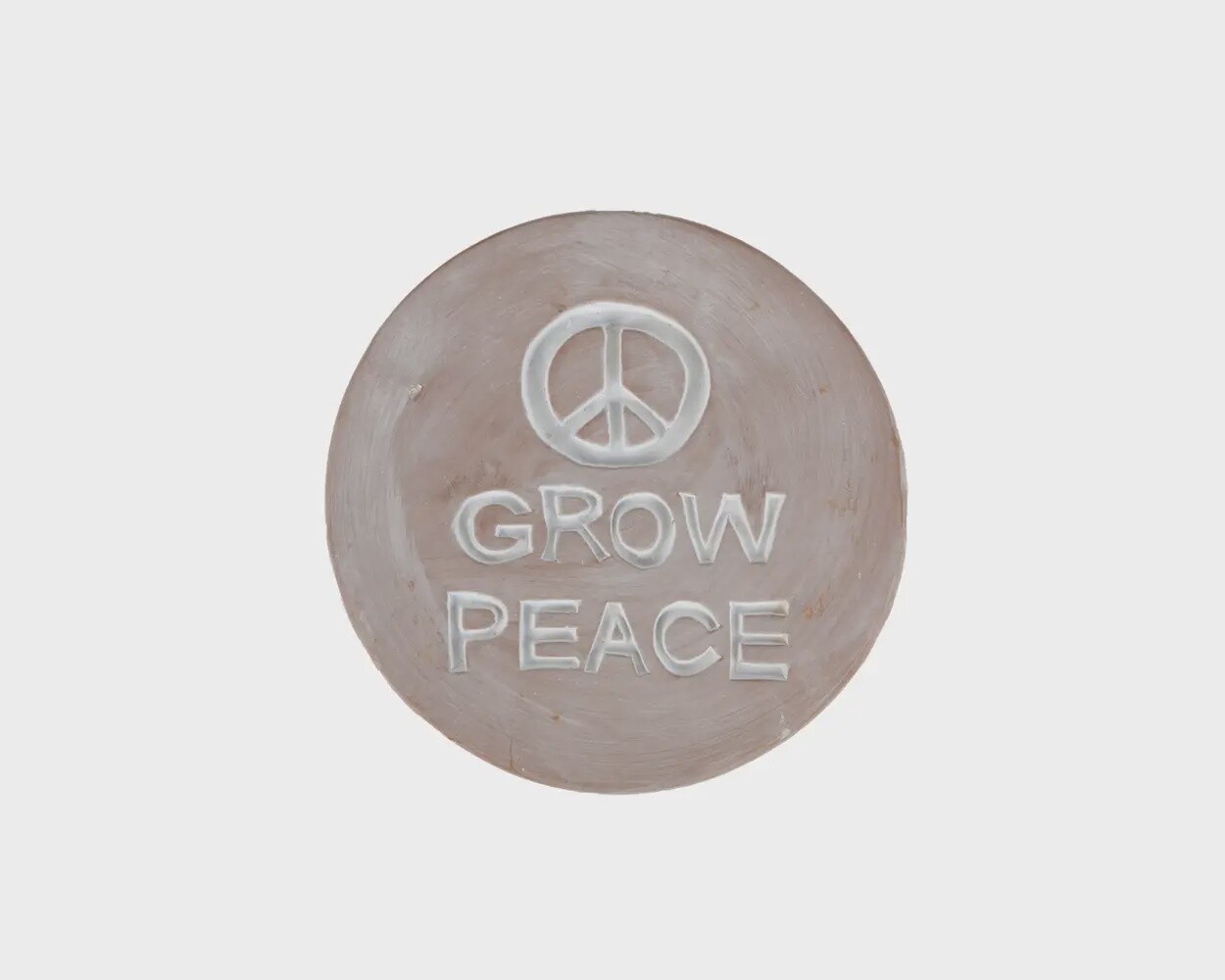 Grow Peace Garden Plaque
