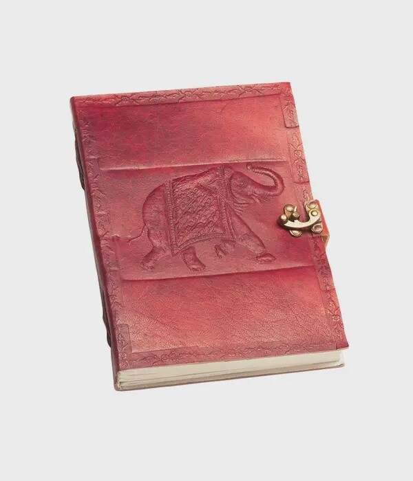Leather Elephant Journal 9x6
