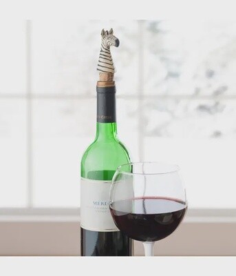 Zebra Bottle Topper Cork