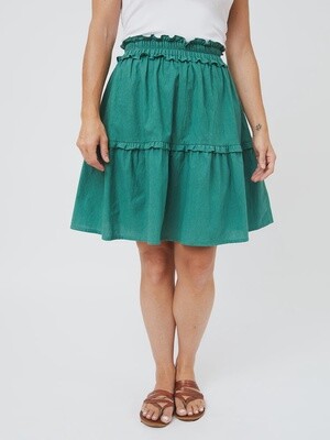 Avalon Layered Skirt Everglade