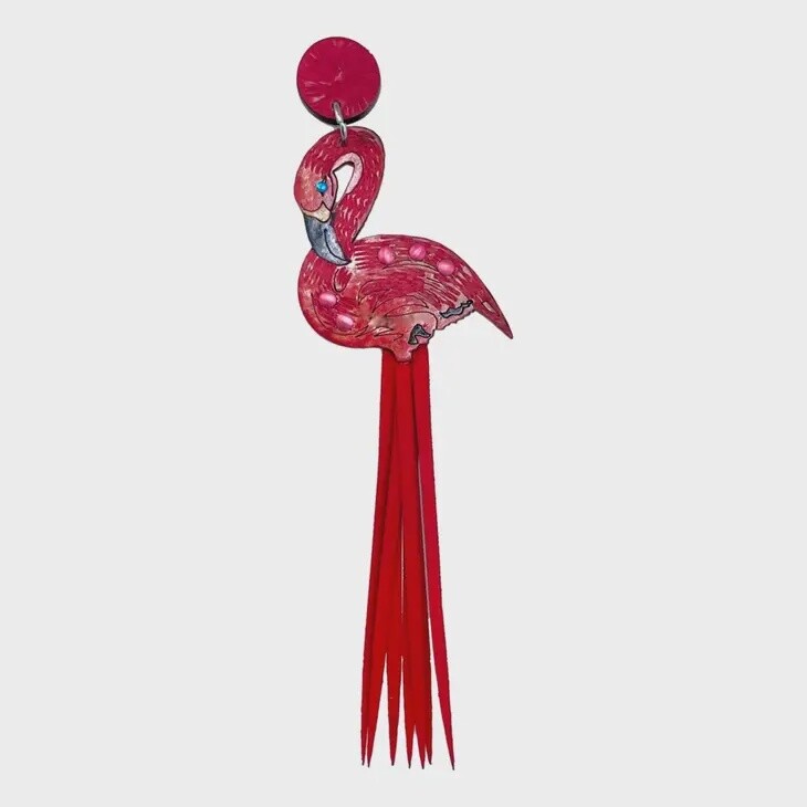 Flamingo Brooch
