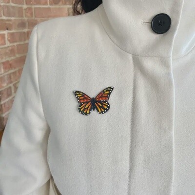 Monarch Brooch