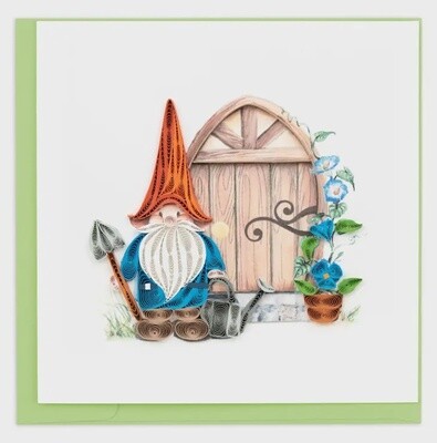 Garden Gnome Quilling Card