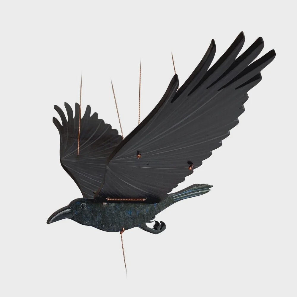 Raven Crow Flying Mobile