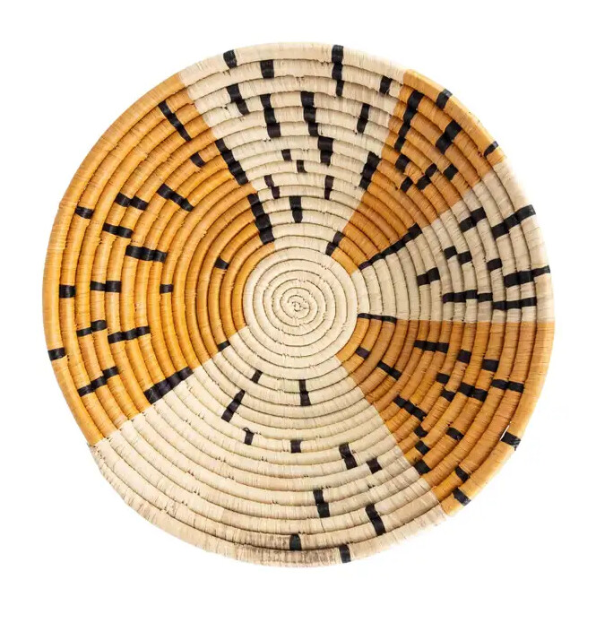 Raffia Dash Table Basket