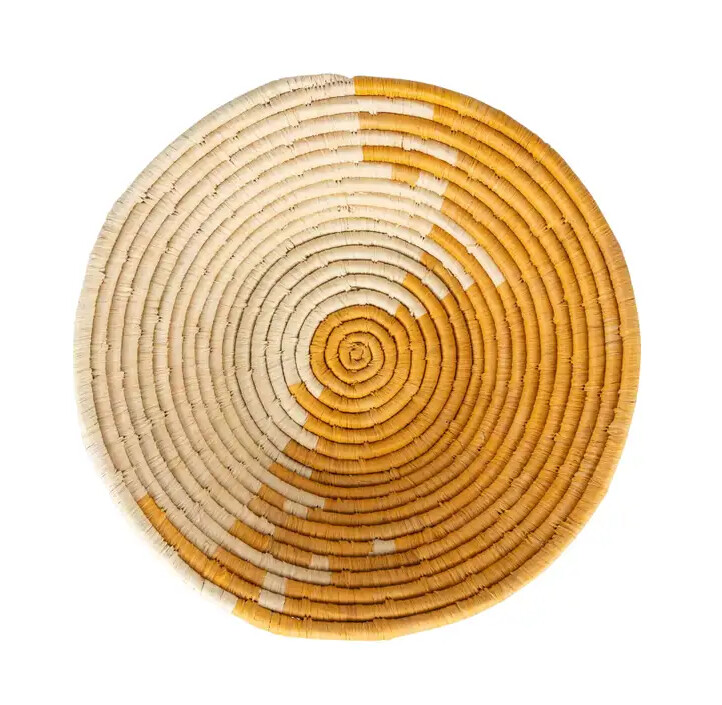 Raffia Sunrise Table Basket