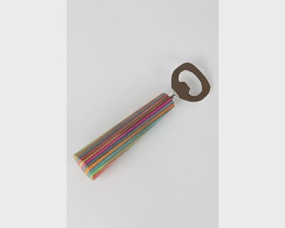 Striped Wood Bottle Opener