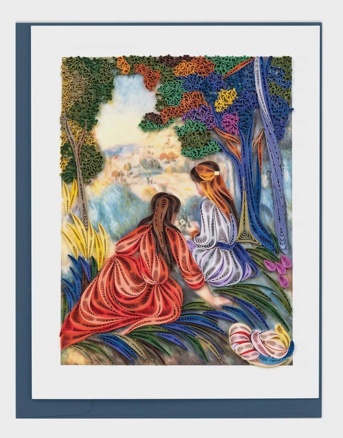 Quilled In the Meadow Card, Renoir Artist Series