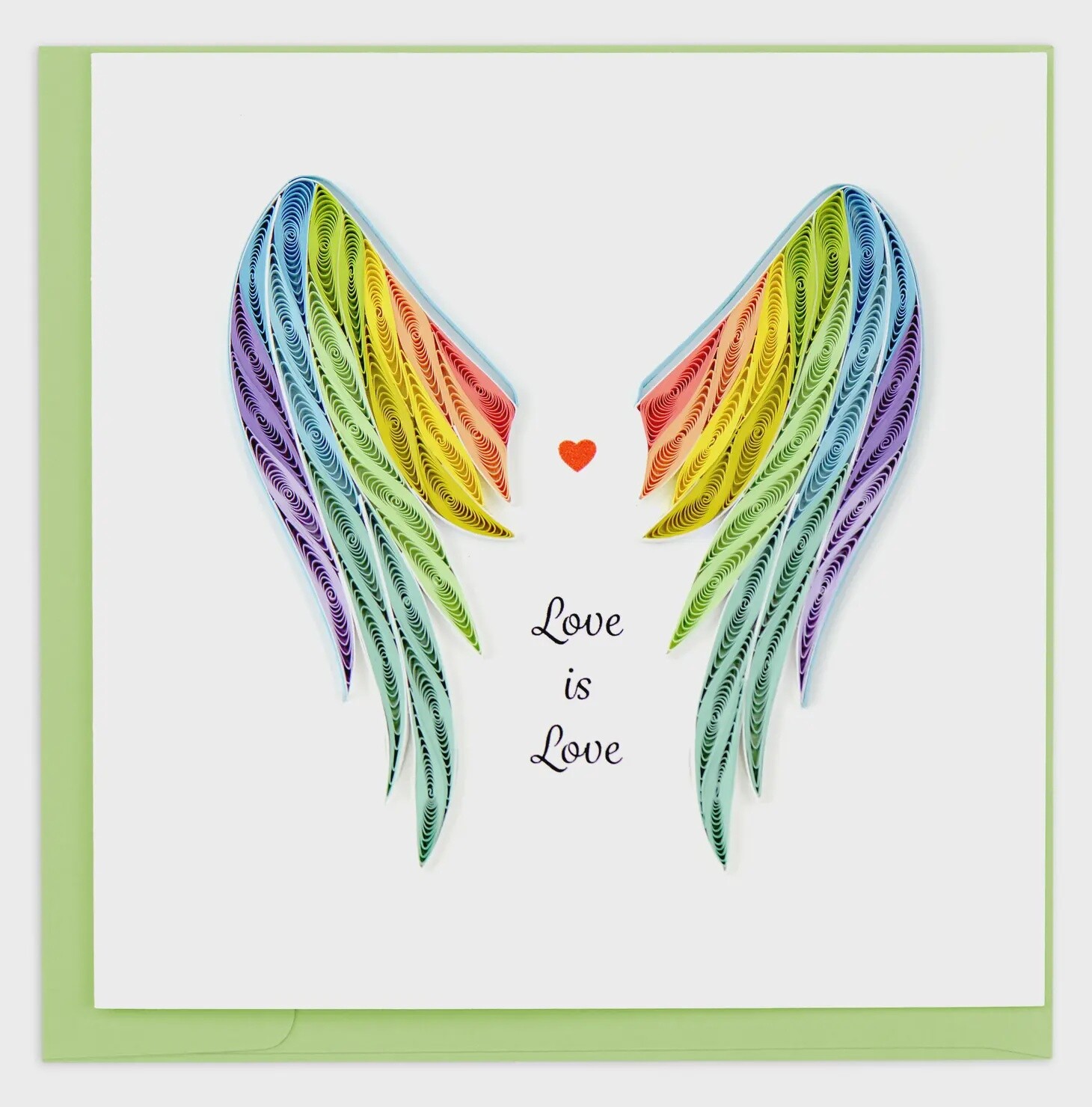 Pride Wings Quilling Card