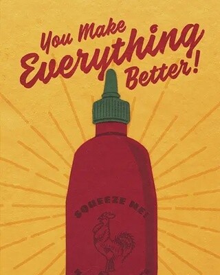 Sriracha Love Card