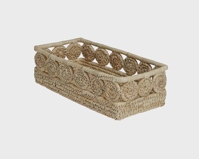 Palm Medallion Bread Basket