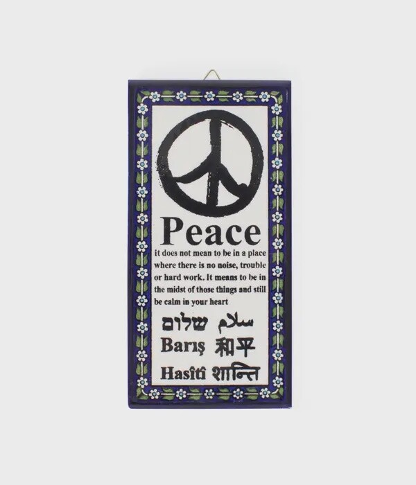 Meaning of Peace Wall Art 6in