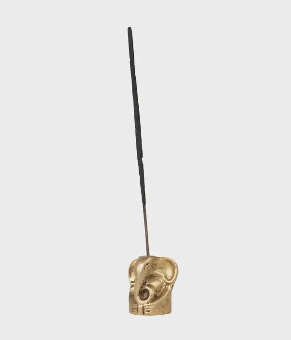 Brass Elephant Incense Holder