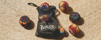 Crocheted Travel Bocce Set