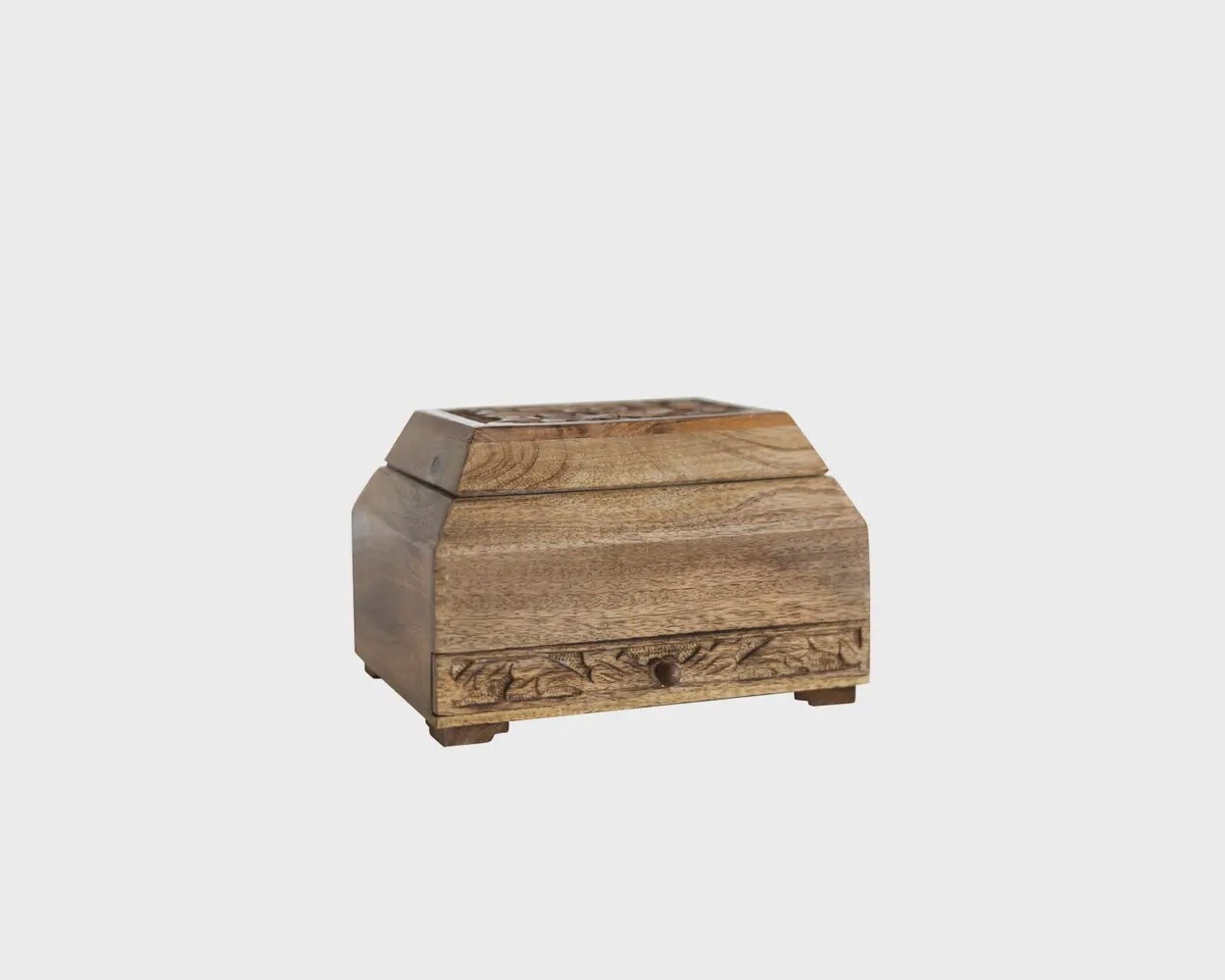 Phoolon Mango Wood Jewelry Box