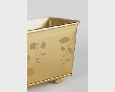 Akulu Brass Windowsill Planter
