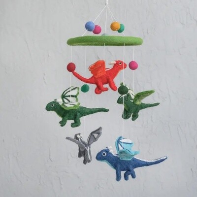 Flying Dragon Felt Mobile