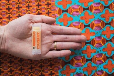 Tangerine Lip Balm, organic beeswax