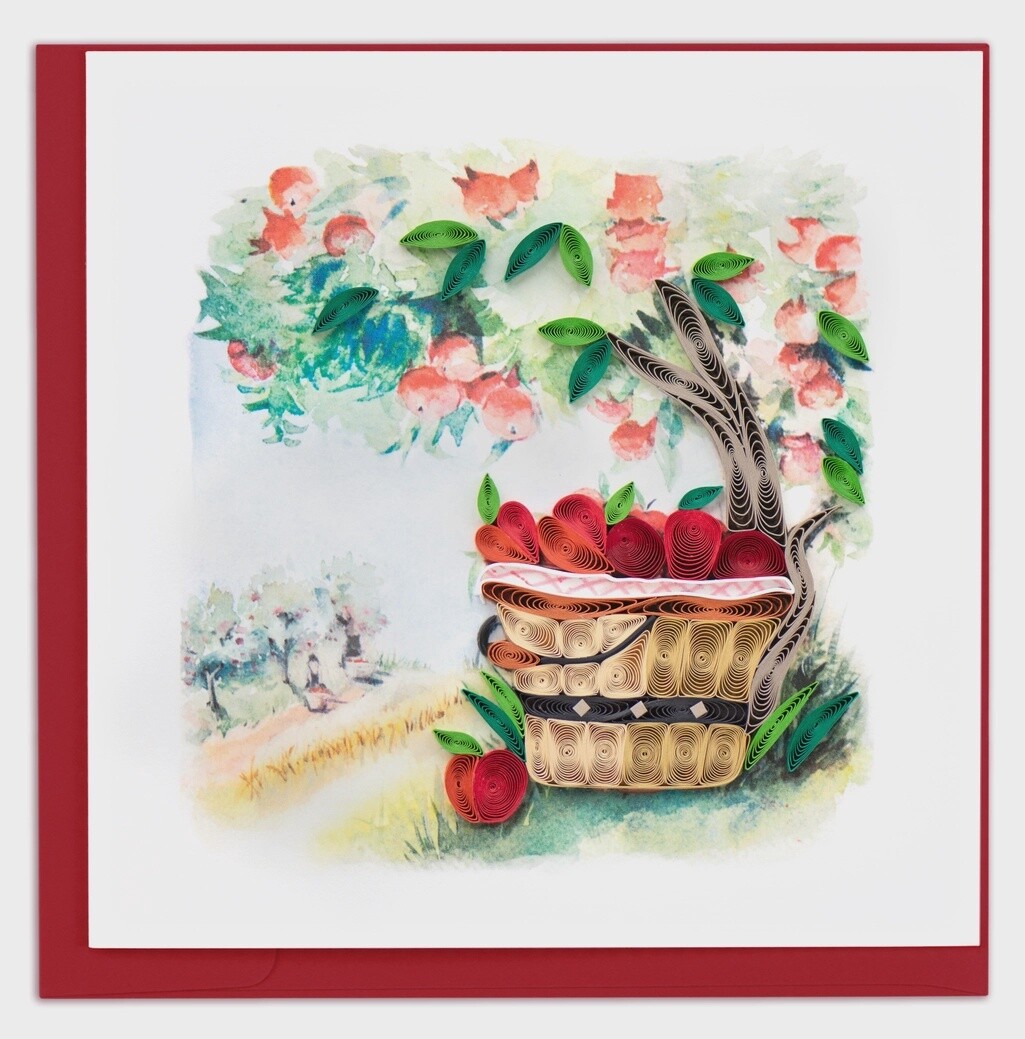 Apple Orchard Quilling Card