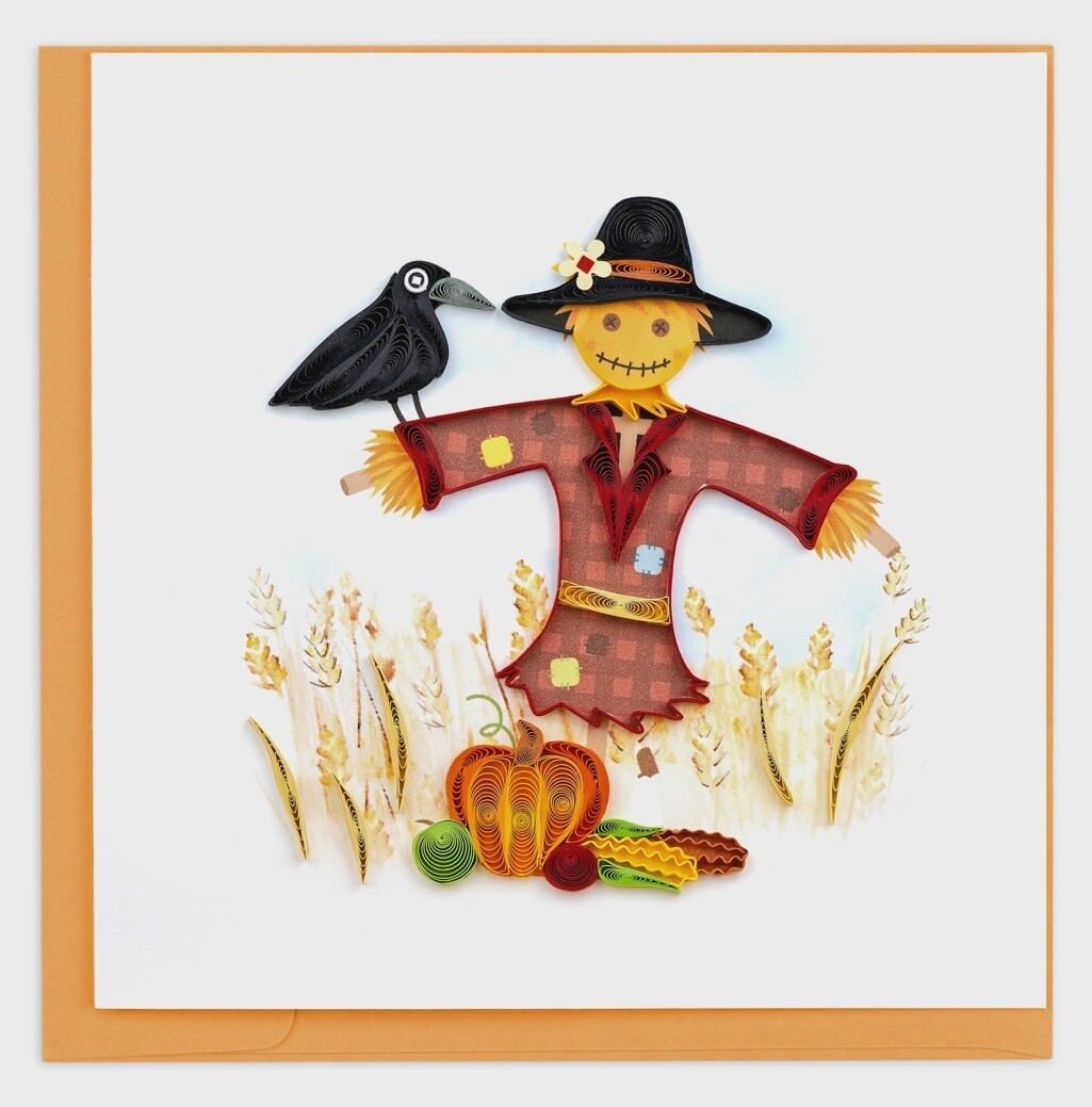 Scarecrow Quilling Card