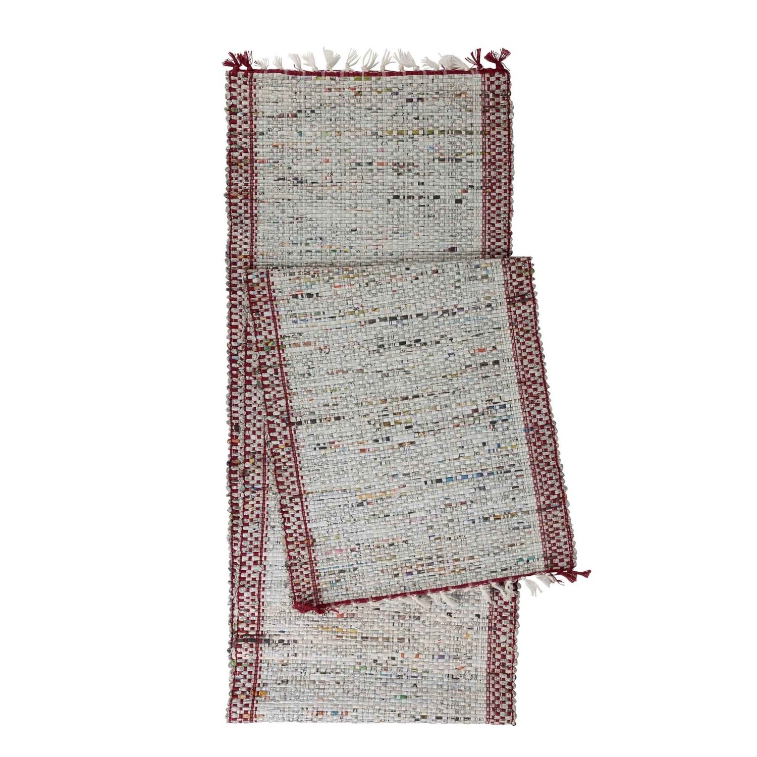 Eco News Woven Table Runner