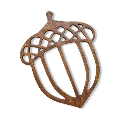 Mango Wood Acorn Trivet