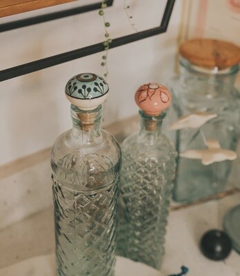 Jalini Hand Painted Wine Stopper Cork - assorted