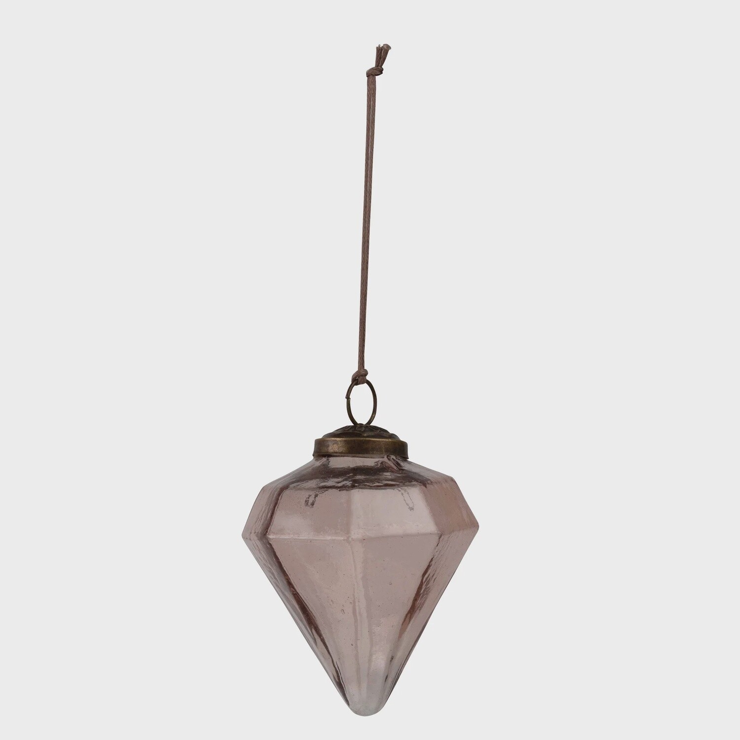 Rose Gold Diamond Ornament
